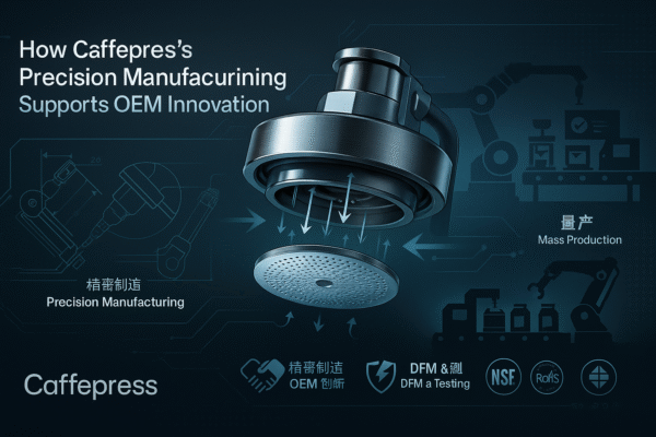 How Caffepress's Precision Manufacturing Supports OEM Innovation in Coffee Machines